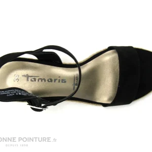 Tamaris 1-28300-28 Black – Sandale Espadrille Compensee Noire Satisfait ou Remboursé 19