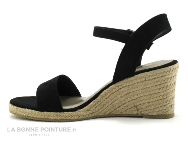 Tamaris 1-28300-28 Black – Sandale Espadrille Compensee Noire Satisfait ou Remboursé 4