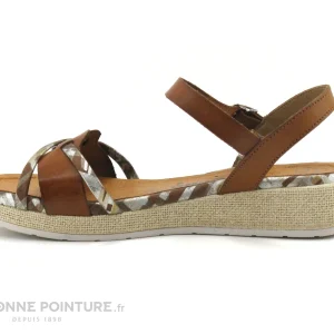 Jordana 3424 Cuero – Sandale Marron Femme – Semelle Compensee guranteed de qualité 12