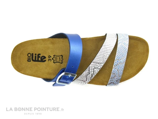 boutique en ligne france Bio Life 1533 Aqua Marine – Mule Compensee Femme 6