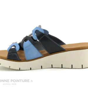 Jordana 35 Fantasia – Bleu Marine – Blanc – Bleu Clair – Mule Compensee Meilleur Prix Garanti 13