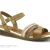 Jordana 3421 Cuero – Sandale Femme Marron – Or grossiste en ligne 20