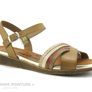 Jordana 3421 Cuero – Sandale Femme Marron – Or grossiste en ligne 14