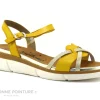 Jordana 3424 – Jaune – Or – Sandale Compensee Femme Officielle 22