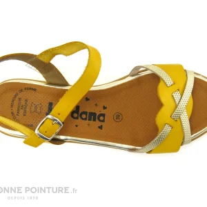 Jordana 3424 – Jaune – Or – Sandale Compensee Femme Officielle 16