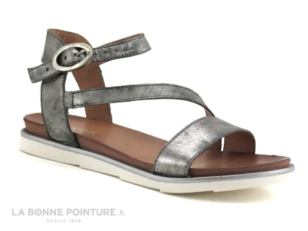 à prix imbattables Martina Buraro 740019 Mouse – Gris Metal – Nu-pieds Femme 1