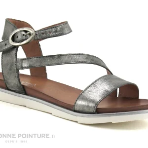 à prix imbattables Martina Buraro 740019 Mouse – Gris Metal – Nu-pieds Femme 17