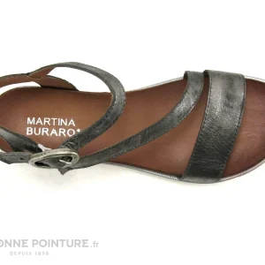 à prix imbattables Martina Buraro 740019 Mouse – Gris Metal – Nu-pieds Femme 19