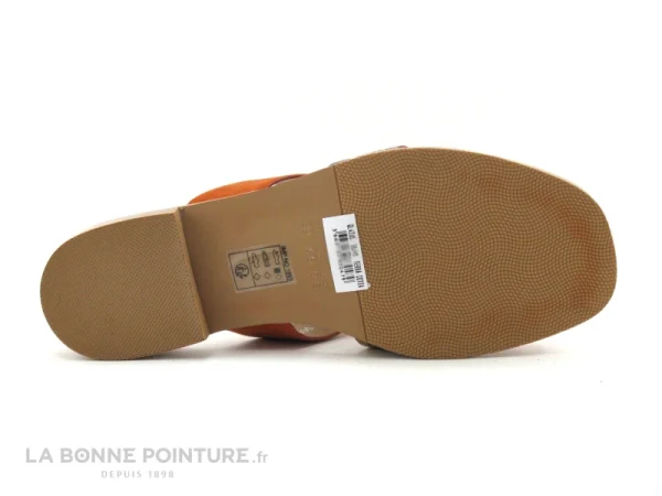 The Divine Factory QL4335 Terra Cotta – Orange – Python – Mule à prix réduits 6