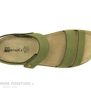 Moran’s Morans MIAZA Kaki – Sandale Femme Vert Kaki – Fermeture A Scratch grossiste en ligne 11