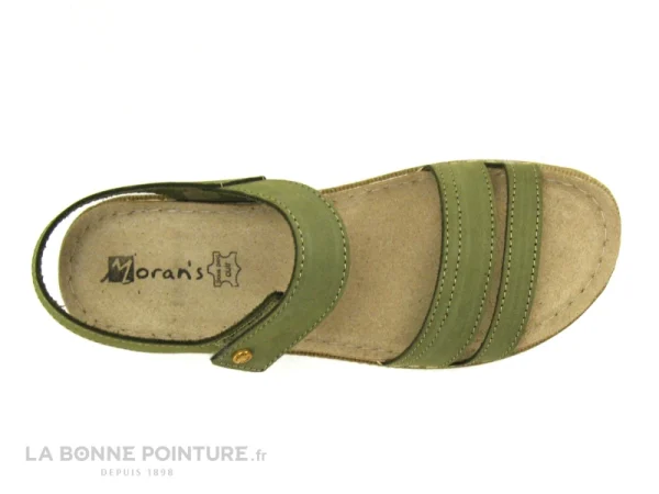 Moran’s Morans MIAZA Kaki – Sandale Femme Vert Kaki – Fermeture A Scratch grossiste en ligne 4