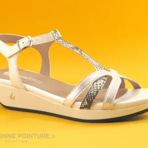 Neuve avec étiquette MamZelle LOPEZ Compo Blanc – Nu-pieds Bride Salome – Compense 17