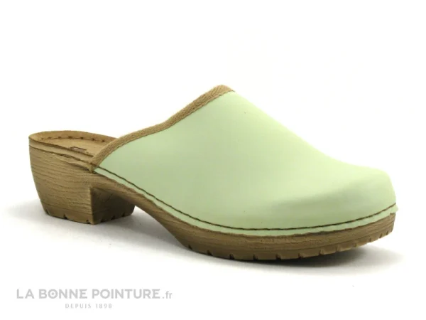 jusqu'à Moran’s Morans MICARDI Anis – Sabot Femme Vert Clair 1