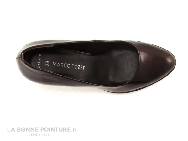 achetez Marco Tozzi 2-22457-21 Bordeaux Verni – Escarpin Talon Haut 7