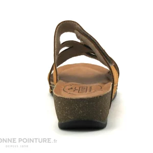 Boutique Fly Flot FLANC Tan – Mule Femme Cuir Marron 15