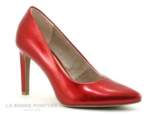 Marco Tozzi 2-22415-34 Chili Metal Patent – Escarpin Rouge Verni guranteed de qualité 3