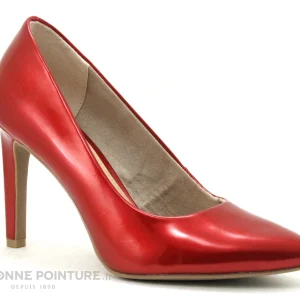 Marco Tozzi 2-22415-34 Chili Metal Patent – Escarpin Rouge Verni guranteed de qualité 17