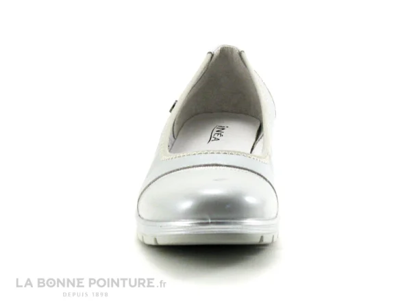 Inéa Inea RODEZ Verni Gris Argent – Ballerine Compensee Vente 3