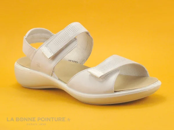 Acheter Maintenant Romika IBIZA 109 Off White – Sandale Confort Femme Cuir Blanc 1