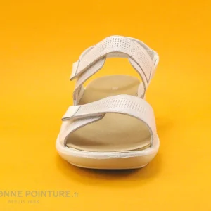 Acheter Maintenant Romika IBIZA 109 Off White – Sandale Confort Femme Cuir Blanc 11