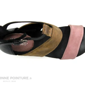 garantis authentique Martina Buraro 866004 – Rose Antico – Bronze – Noir – Sandale 19