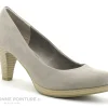 france Marco Tozzi 2-22411-26 Taupe Velours – Escarpin Beige Femme 25