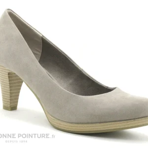 france Marco Tozzi 2-22411-26 Taupe Velours – Escarpin Beige Femme 17