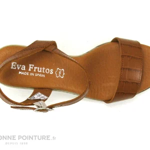 grande promotion Eva Frutos 990 Marron – Sandale Talon Haut Et Epais 19