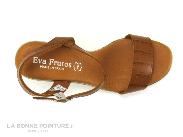 grande promotion Eva Frutos 990 Marron – Sandale Talon Haut Et Epais 7