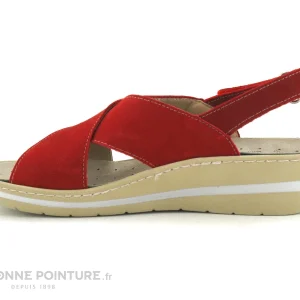 Valeria’s Valerias 6301 Rouge – Nu-pieds Confort Femme – Semelle Amovible Acheter Maintenant 13