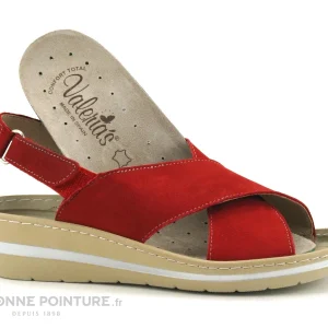 Valeria’s Valerias 6301 Rouge – Nu-pieds Confort Femme – Semelle Amovible Acheter Maintenant 17