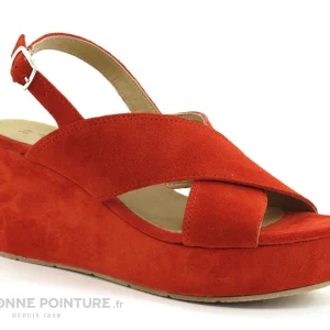 Tamaris 1-28027-20 533 Chili – Nu-pieds Compense Rouge Prix très abordable 17