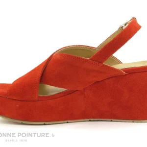 Tamaris 1-28027-20 533 Chili – Nu-pieds Compense Rouge Prix très abordable 13