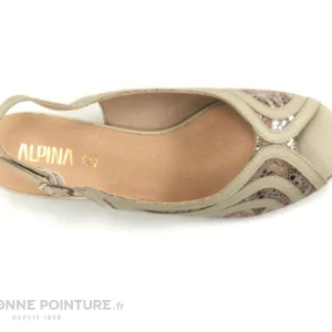 Alpina ALPEME 9L414 – Nu-pieds Classique Femme Beige ultratendance 19