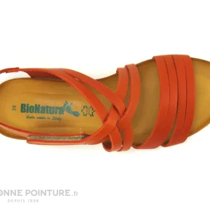 offre spéciale Bionatura 68 Capraia Mandarine – Sandale Orange Femme 19