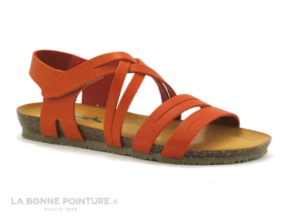 offre spéciale Bionatura 68 Capraia Mandarine – Sandale Orange Femme 1