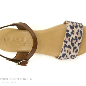 Kaola 3483 Marron Leopard – Sandale Mode Femme magasin 19