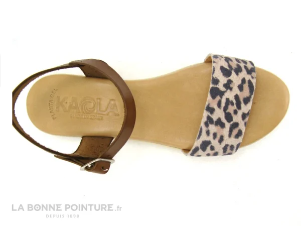 Kaola 3483 Marron Leopard – Sandale Mode Femme magasin 7