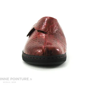 Semelflex Sabot Venise 2 Rouge Verni Croco boutique pas cher 11