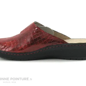 Semelflex Sabot Venise 2 Rouge Verni Croco boutique pas cher 13