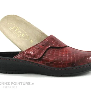 Semelflex Sabot Venise 2 Rouge Verni Croco boutique pas cher 17