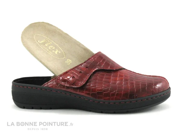 Semelflex Sabot Venise 2 Rouge Verni Croco boutique pas cher 6