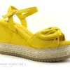 Xti 49940 Yellow – Sandale Espadrille Jaune Talon Compense Service Clients Dédié 23