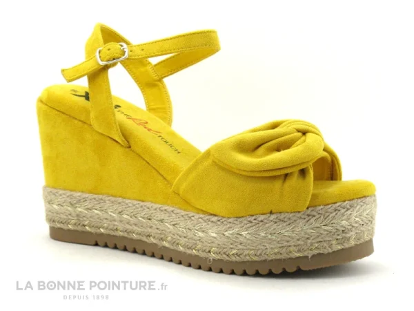 Xti 49940 Yellow – Sandale Espadrille Jaune Talon Compense Service Clients Dédié 1