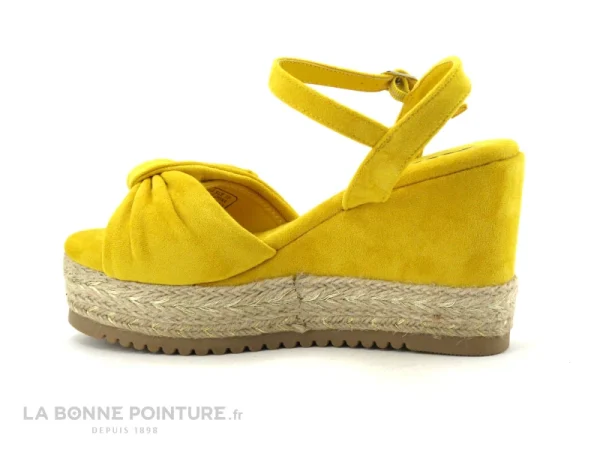 Xti 49940 Yellow – Sandale Espadrille Jaune Talon Compense Service Clients Dédié 4