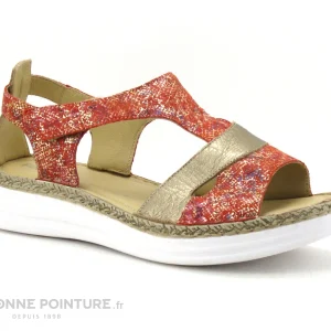 Pedi Girl SEDIK Rouge Fumo – Nu-pieds Confort Femme à prix promos 17