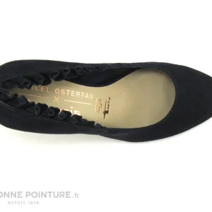 a Prix Discount Tamaris 1-22451-22 Navy Suede – Fronces – Escarpin Bleu Marine 19