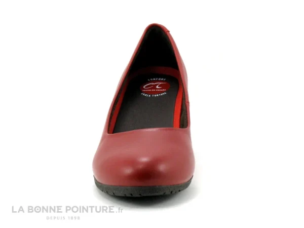 authentiques Carla Tortosa 75275 Rouge – Escarpin Souple – Talon Moyen 3