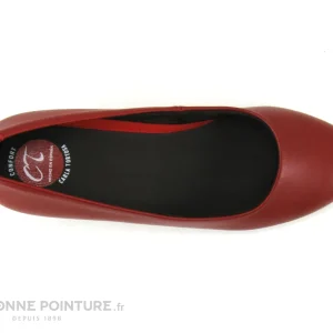 authentiques Carla Tortosa 75275 Rouge – Escarpin Souple – Talon Moyen 19