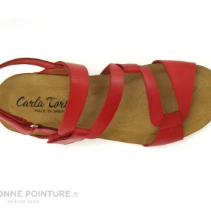 Carla Tortosa 27102 – Sandale Cuir Rouge – Femme Les achats en ligne 13